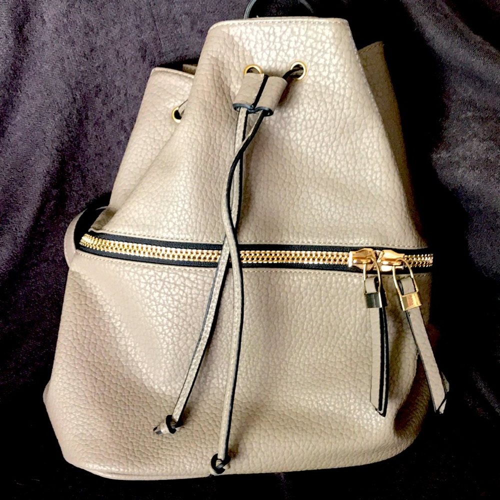 New Urban Expressions Vegan Leather Backpack Purse